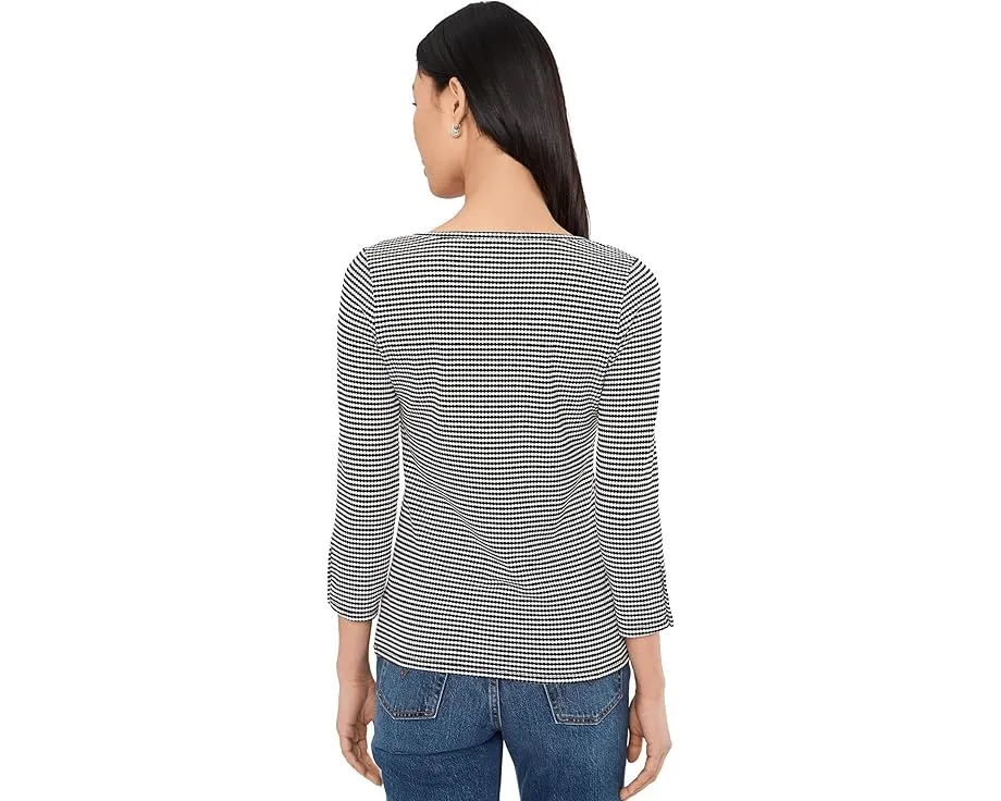 Топ Liverpool Los Angeles с рукавом 3/4 и застежкой-хенли