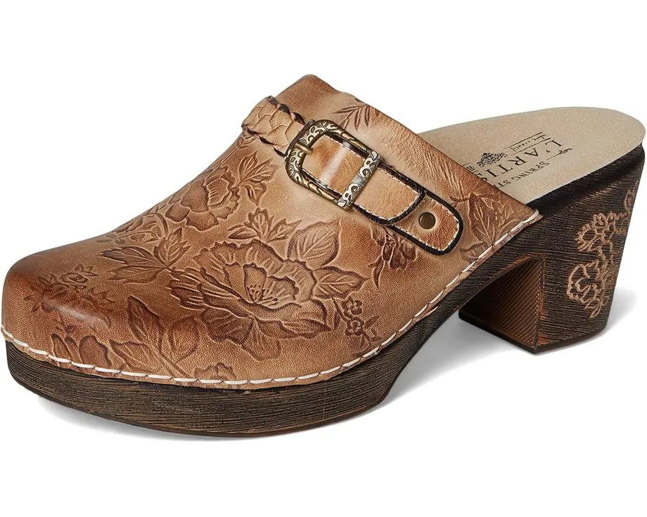 Клоги L'Artiste by Spring Step Calliroe с ручной росписью и регулируемой пряжкой
