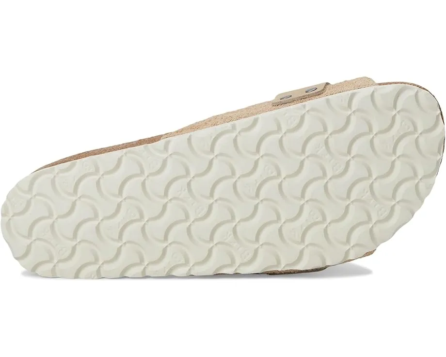 Сандалии Birkenstock Oita Printed Footbed с замшевым верхом и стелькой с принтом