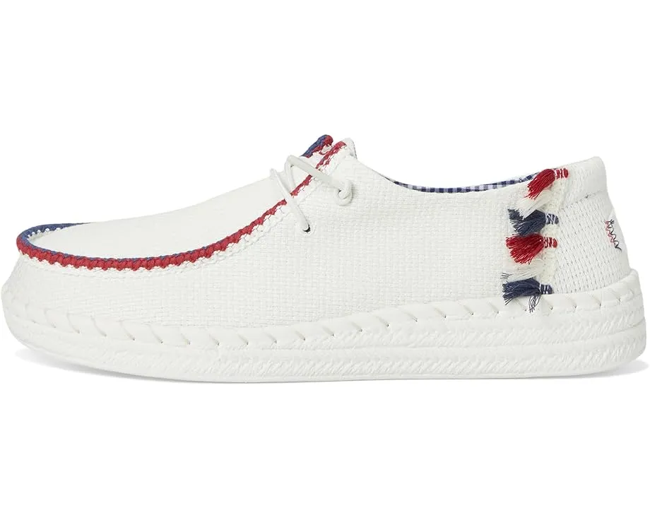 Кроссовки Hey Dude Wendy Espadrille Americana с круглым носком и стелькой с эффектом памяти
