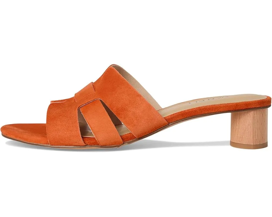 Сандалии Vaneli Heidi с плетеным нубуком и каблуком из дерева