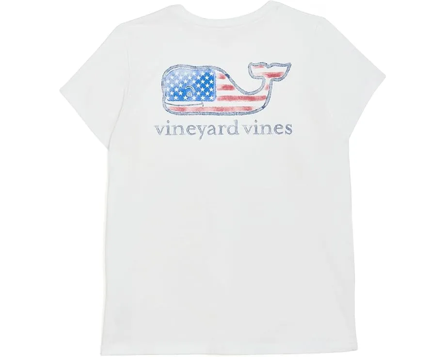 Футболка Vineyard Vines Kids Short Sleeve Pocket Tee с коротким рукавом и карманом