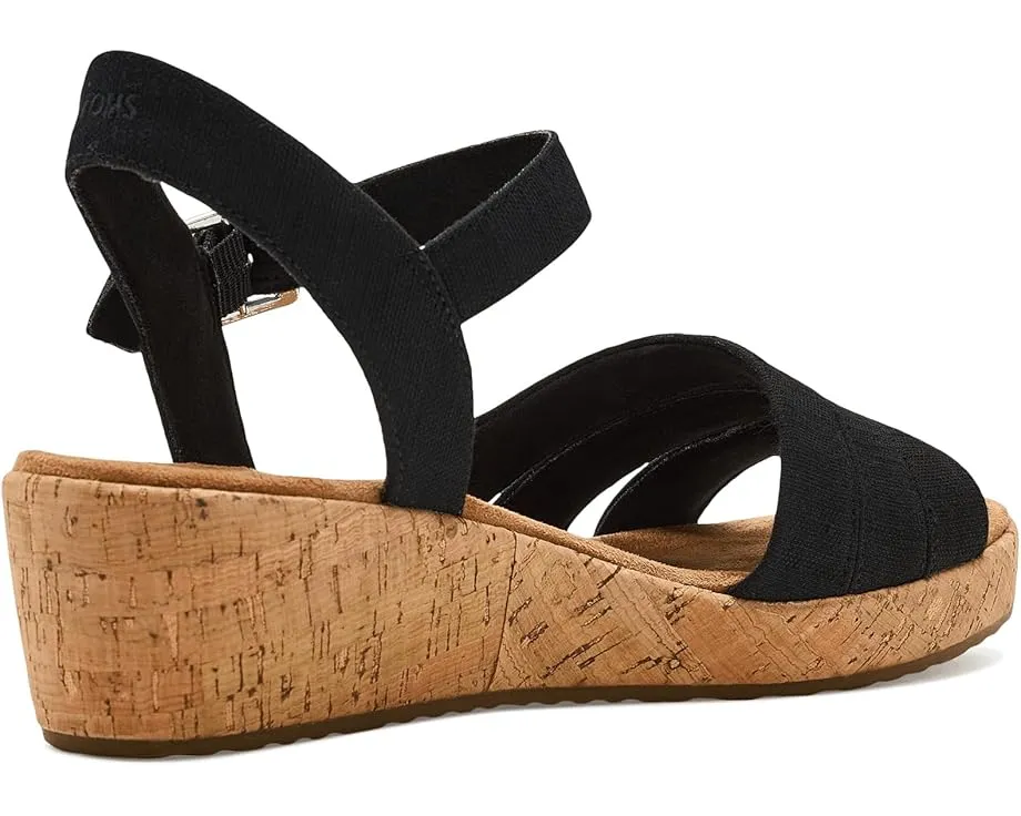 Сандалии TOMS Julia на платформе с регулируемой пряжкой на щиколотке