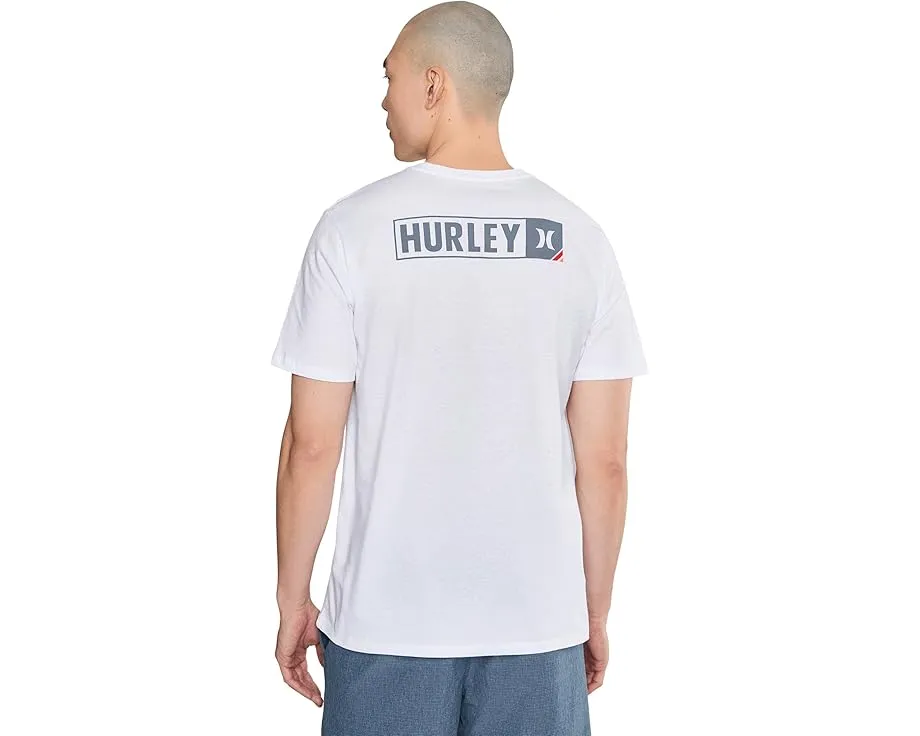 Футболка Hurley Corner с коротким рукавом и минималистичным логотипом