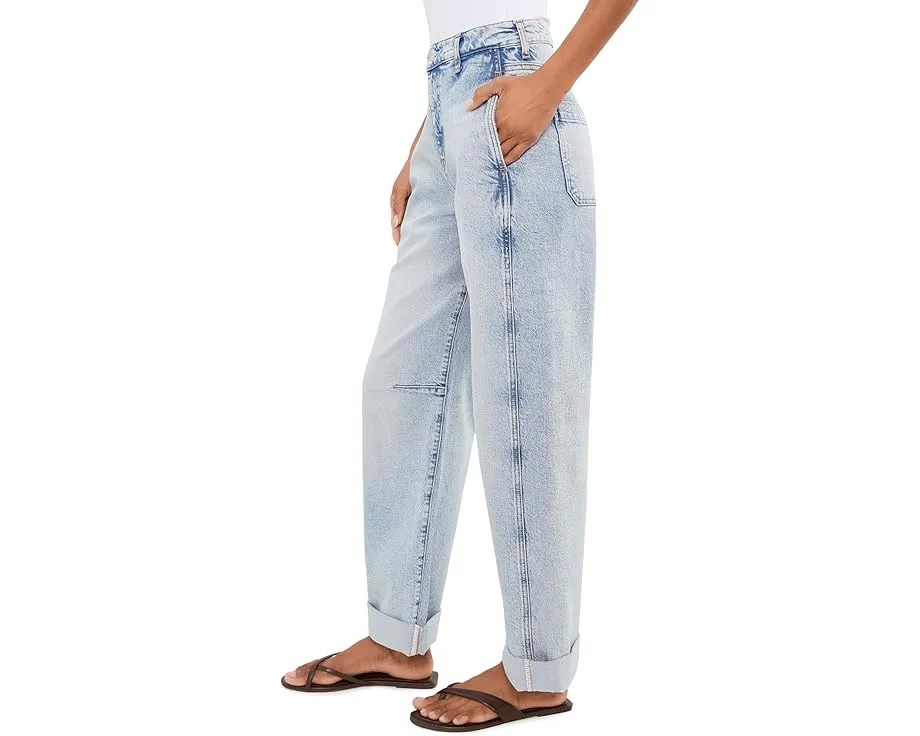 Джинсы Mercer с высокой посадкой и манжетами AG Jeans