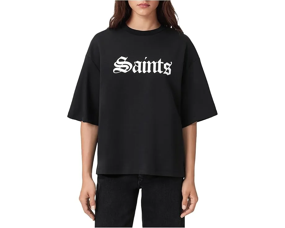 Футболка AllSaints Saint Amelie Tee с принтом
