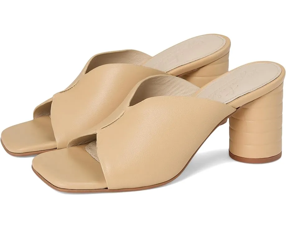 Босоножки Karah с открытым квадратным носком и ребристым каблуком