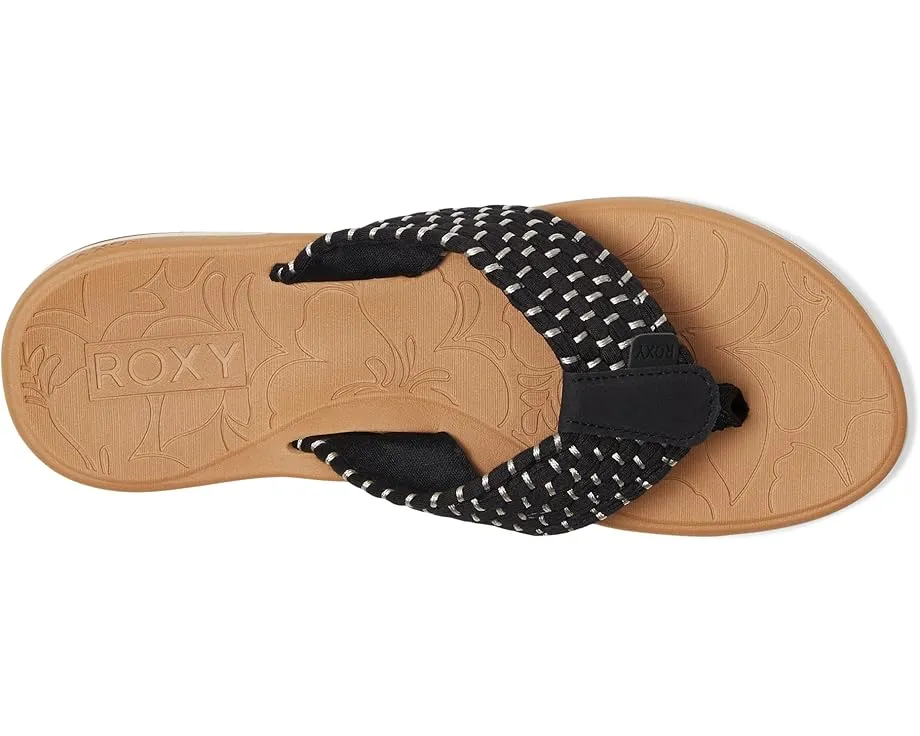 Шлепанцы Roxy Colbee Hi с текстурированным ремешком и стелькой из ЭВА