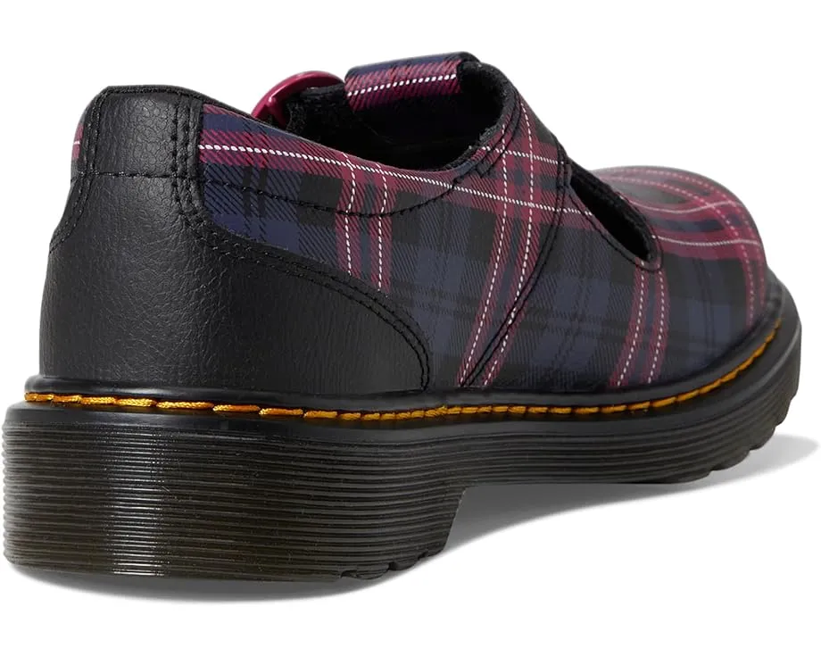 Туфли T-bar Dr. Martens Polley II Y для детей с перфорацией