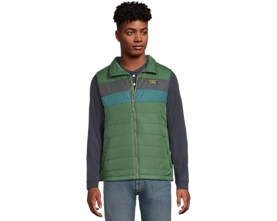 Пуховик L.L.Bean Mountain Classic с цветными блоками и утеплителем ColdShield