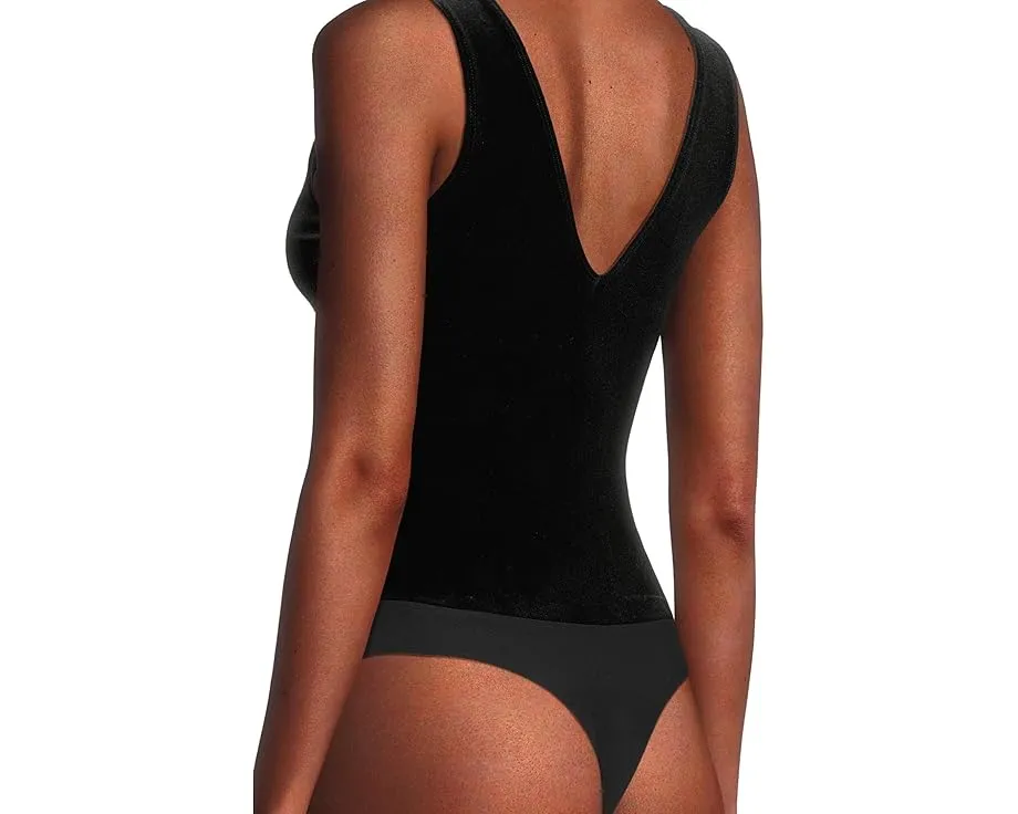 Боди Commando Velvet Deep-V с глубоким вырезом из бархата