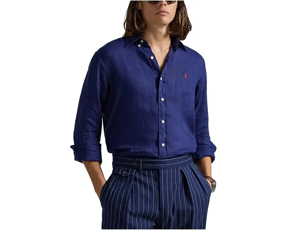 Льняная рубашка Polo Ralph Lauren Classic Fit