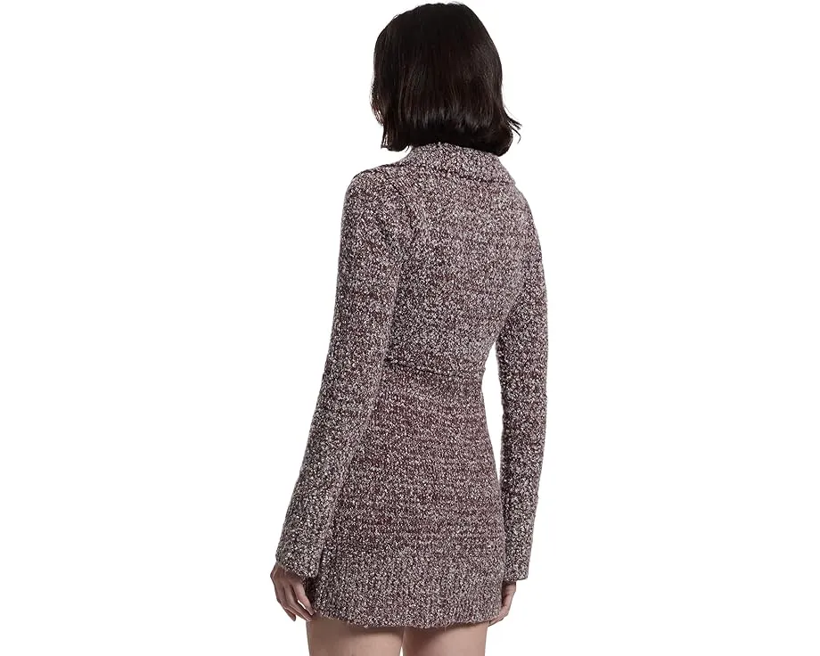 Мини-платье Milena от Free People с V-образным вырезом и шнуровкой