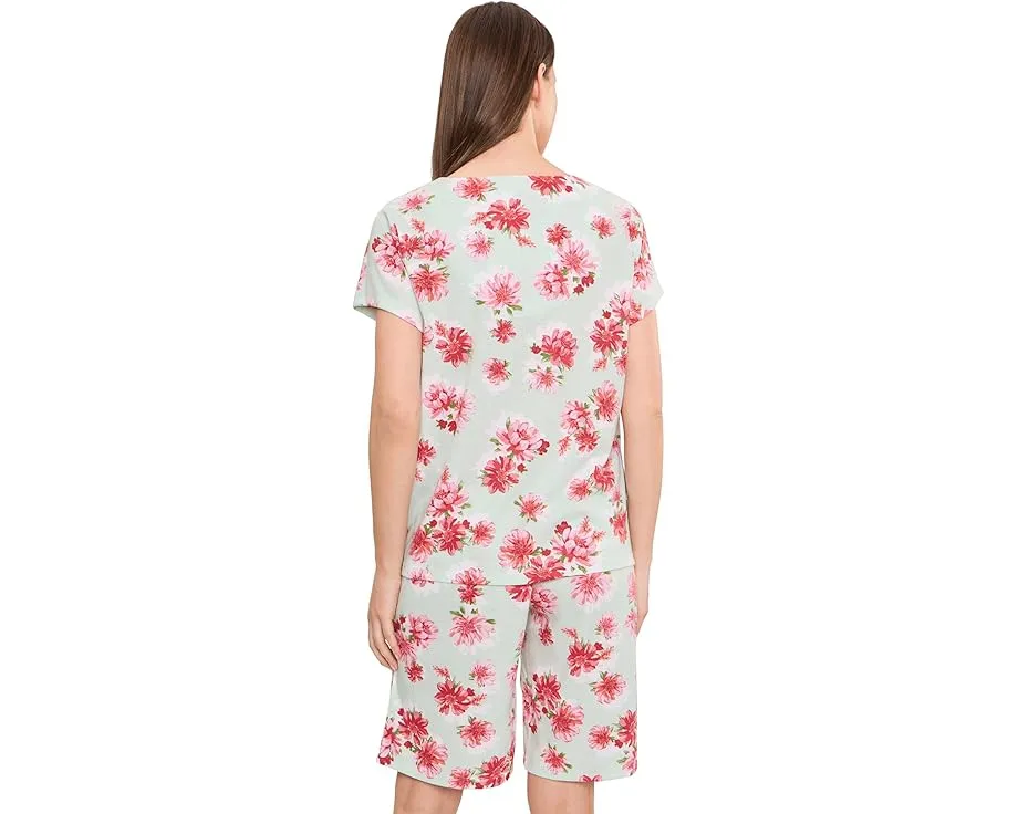 Пижамный набор V-Neck Tee и шорты Bermuda от Karen Neuburger