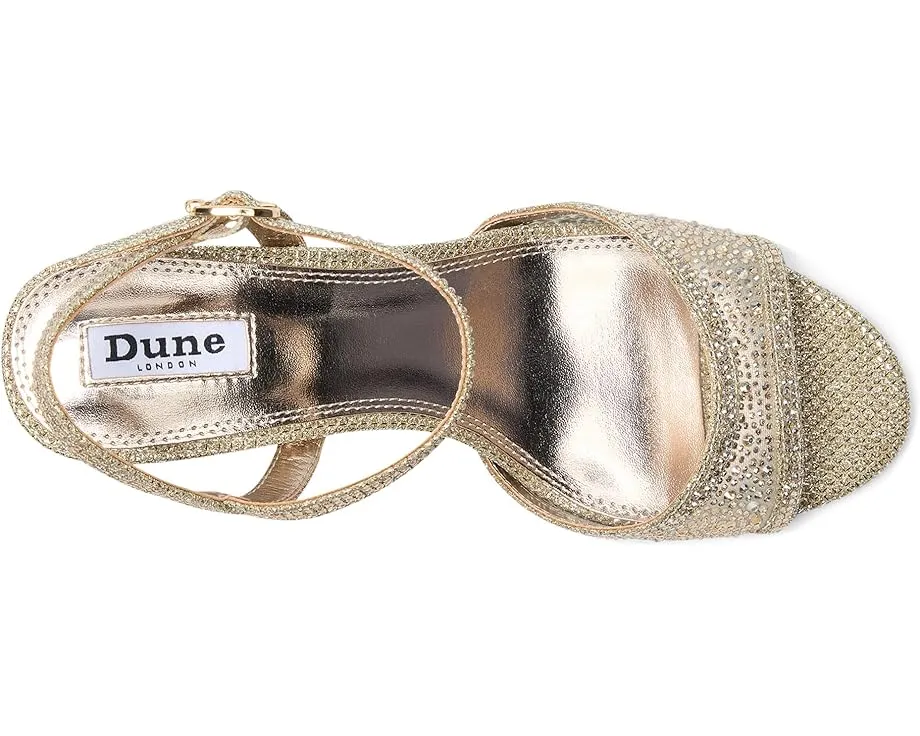 Босоножки Dune London Manicure с открытым носком и стразами на шпильке