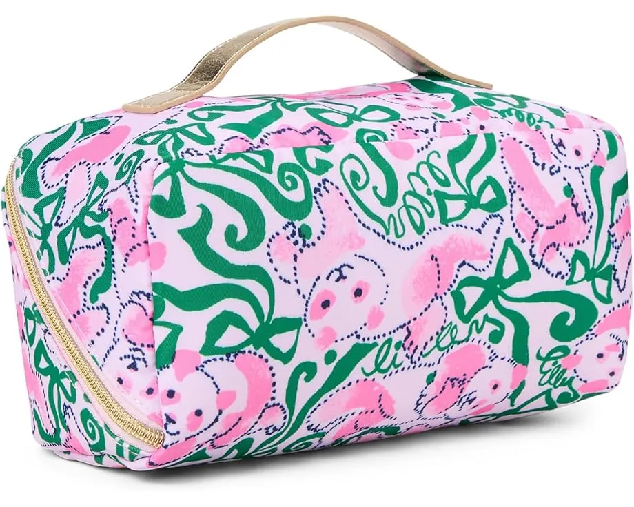Косметичка Lilly Pulitzer Josee Pouch с отделениями и ручкой