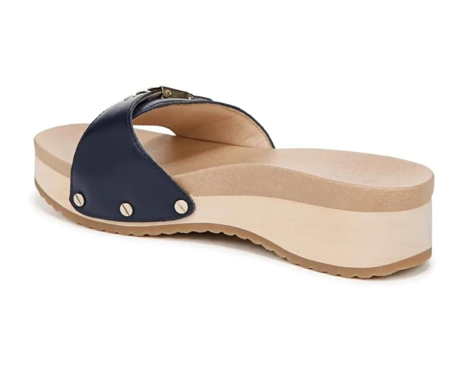 Сандалии Dr. Scholl's Original Too Slide на деревянной платформе