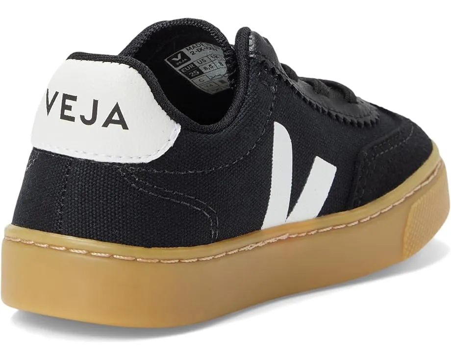 Детские кроссовки VEJA Small Volley Canvas из органического хлопка с круглым носком