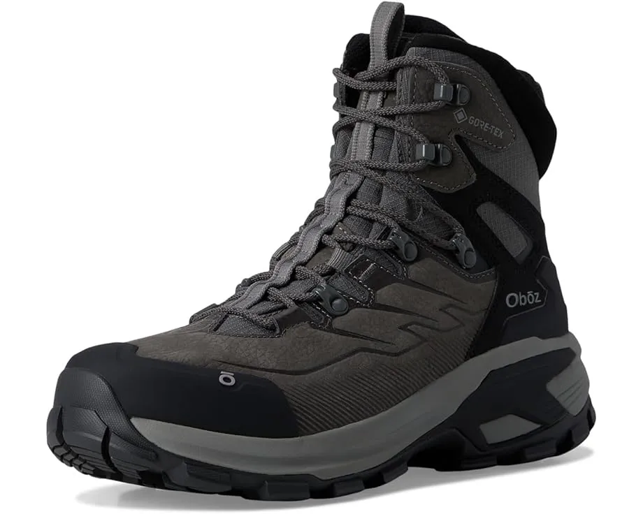 Ботинки Oboz Bridger Ridge Mid GTX с мембраной GORE-TEX и кожаным верхом