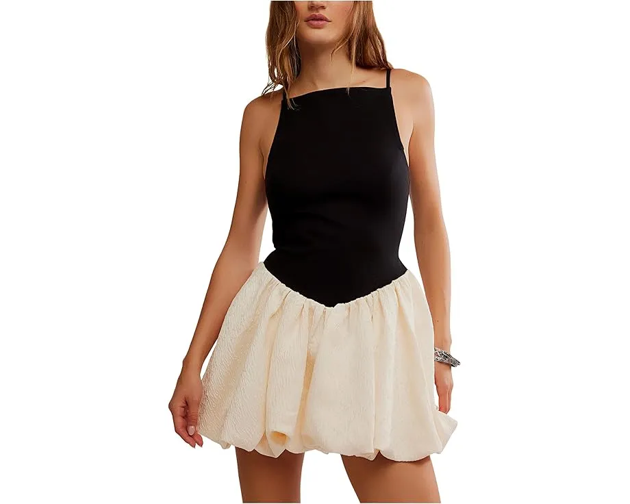 Платье Free People Tinsel Kiss мини с квадратным вырезом и карманами