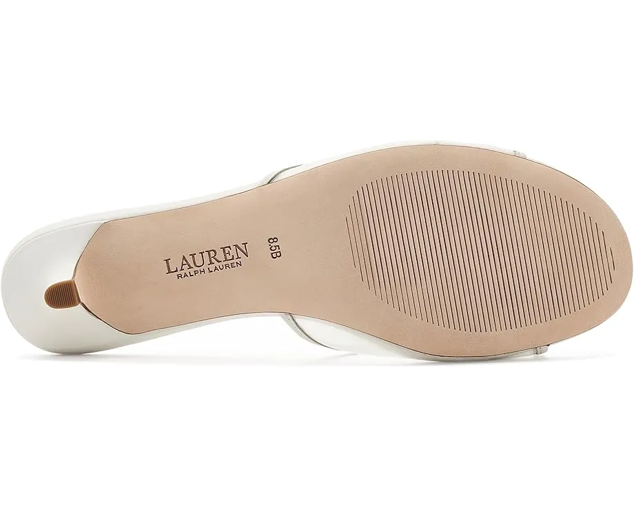 Мюли Francesca из кожи и сетки на невысоком каблуке Lauren Ralph Lauren