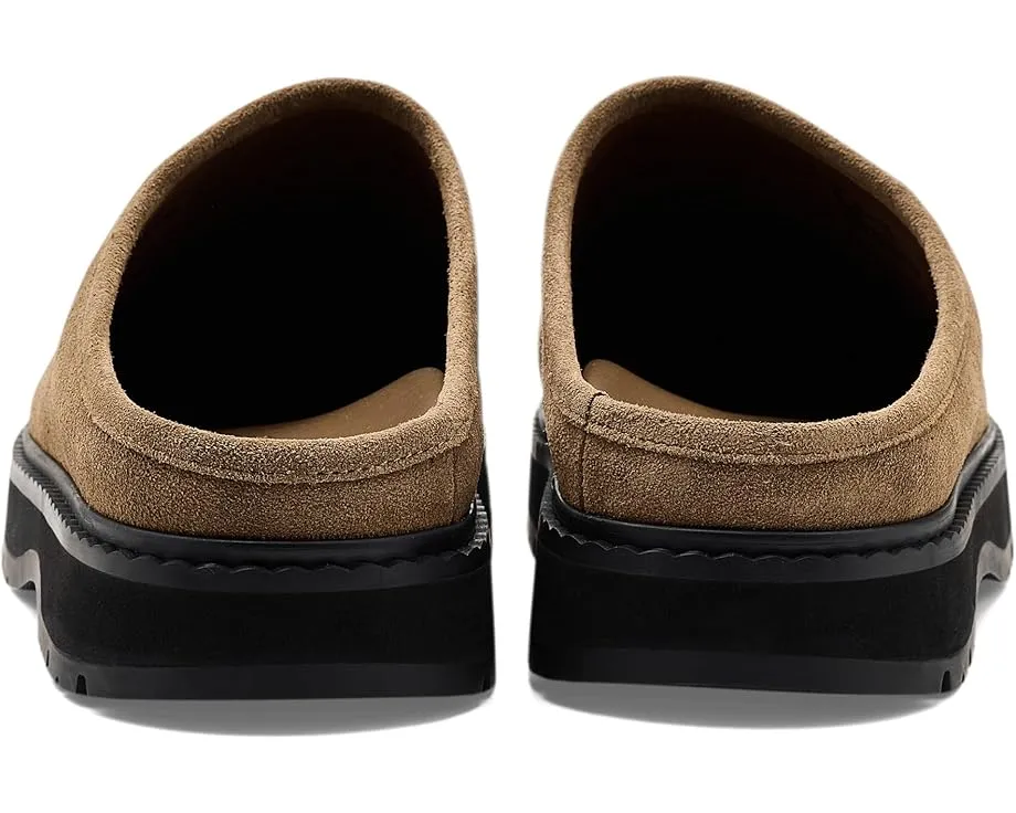 Клоги COACH из замши на платформе с ПВХ подошвой