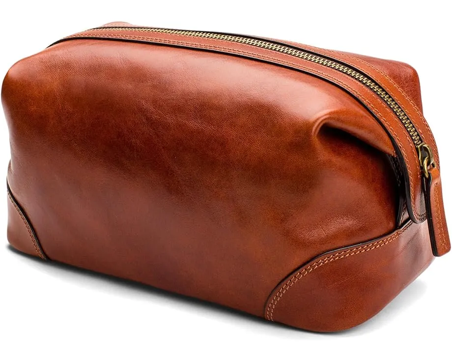 Дорожный набор для бритья Dolce Collection от Bosca из кожи