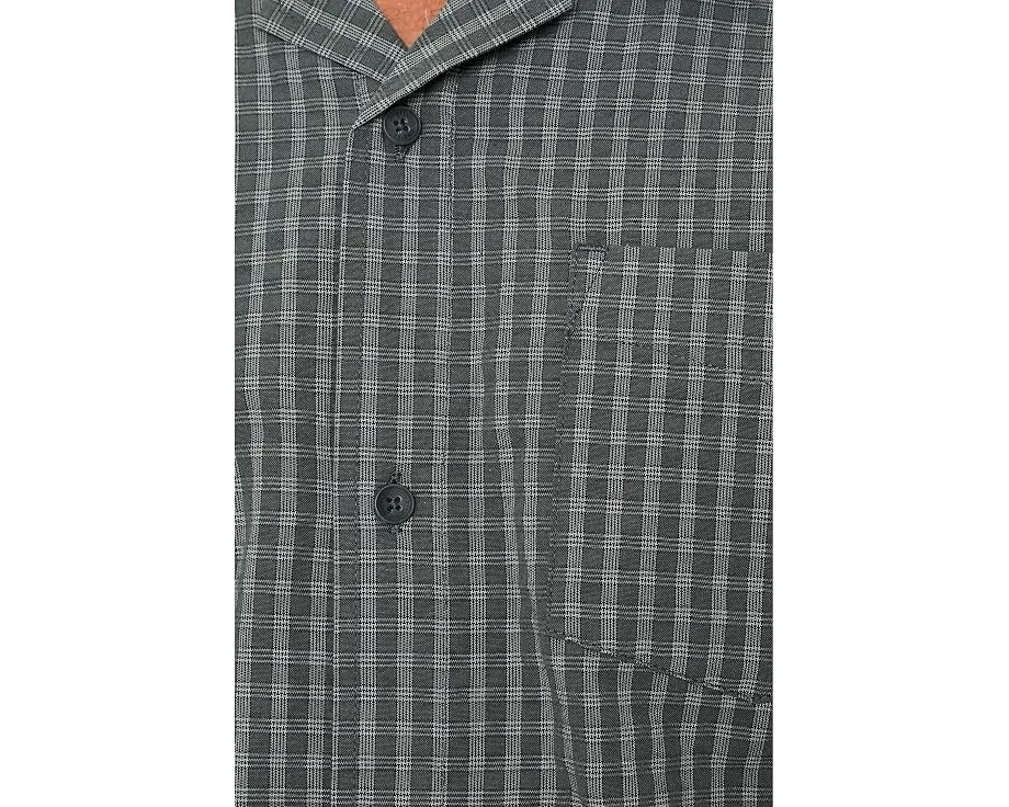 O'Neill рубашка Og Seersucker Plaid с коротким рукавом из хлопка