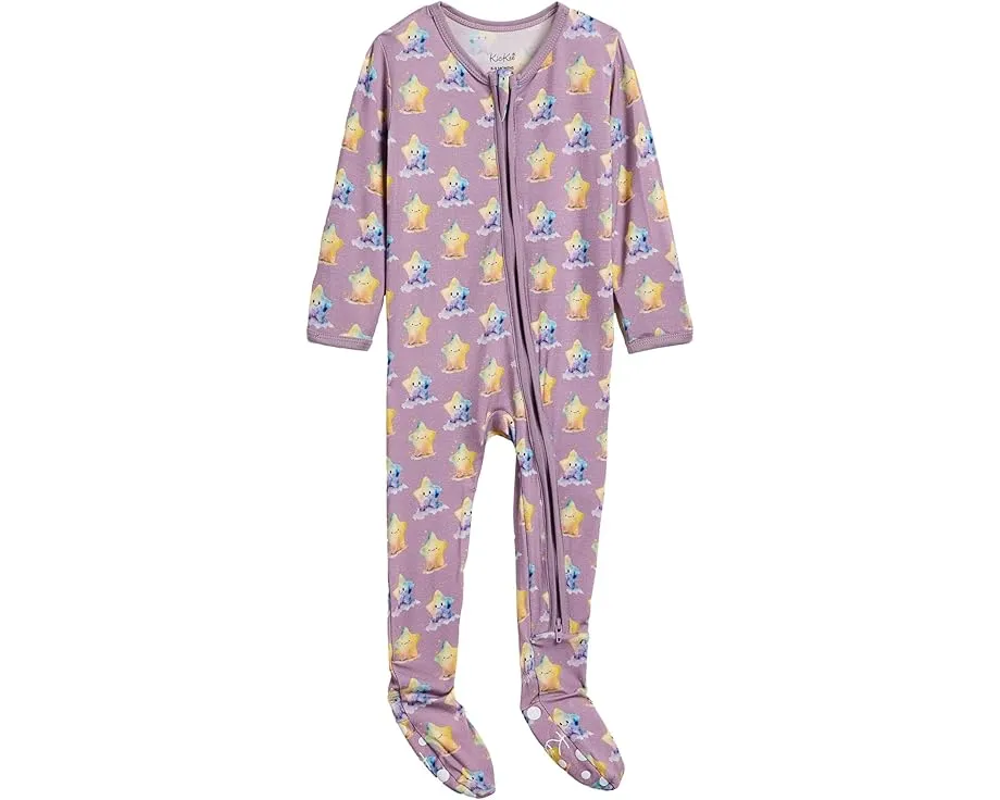 Kickee Pants Kids комбинезон для младенцев с двухсторонней молнией и мягкой подкладкой