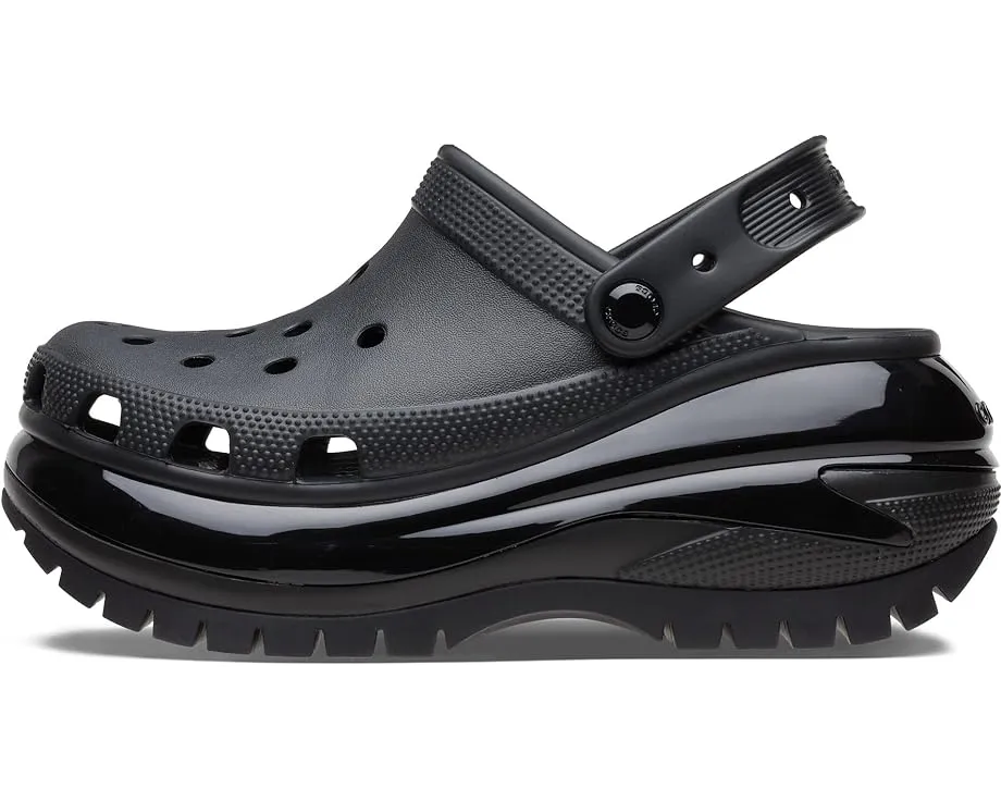 Кроссовки-клоги Crocs Mega Crush с высокой платформой и ремешком