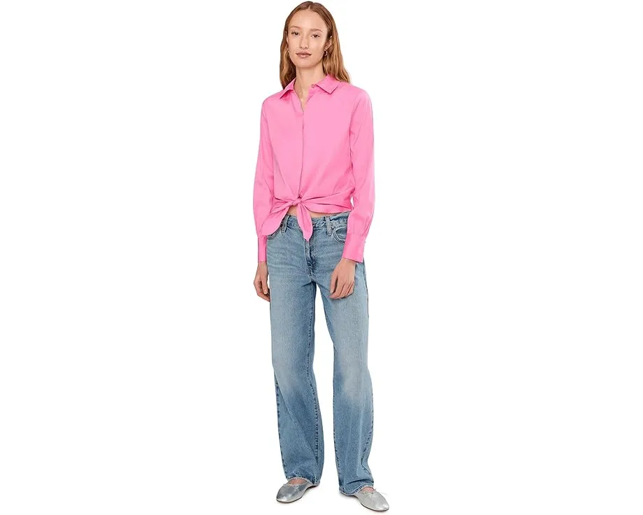 Рубашка Lilly Pulitzer The Tie Lilly с длинными рукавами и завязкой спереди