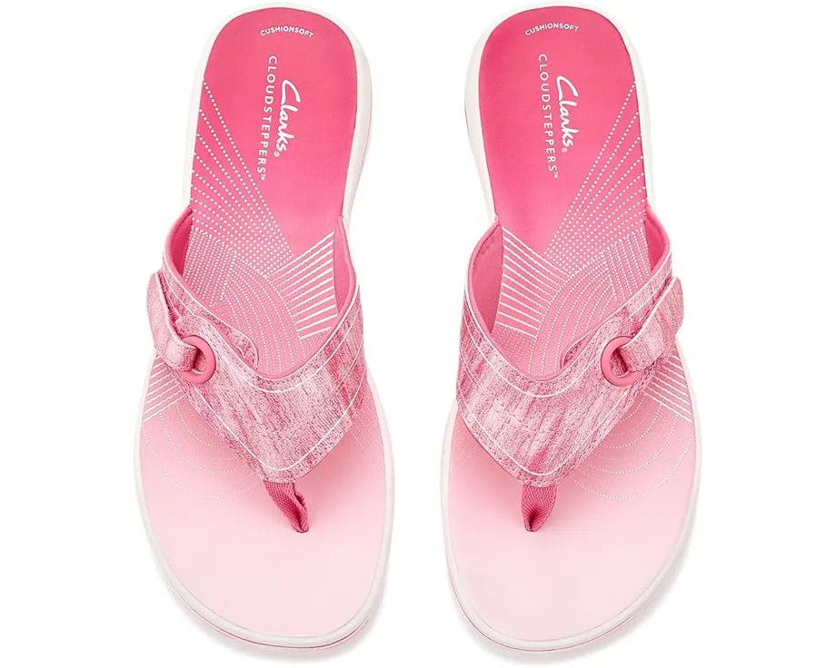 Шлепанцы Clarks Breeze Reyna с технологией Cloudsteppers и стелькой Cushion Soft
