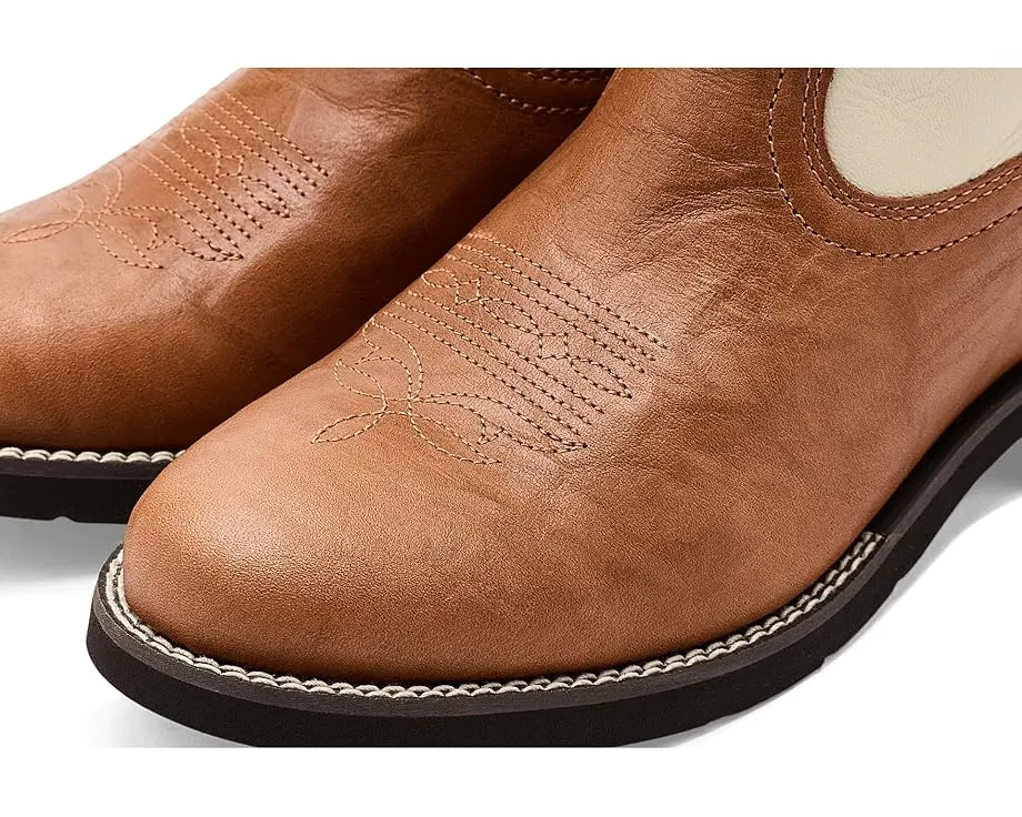 Сапоги Kearney от Ariat из комбинации кожи и замши с круглым носком