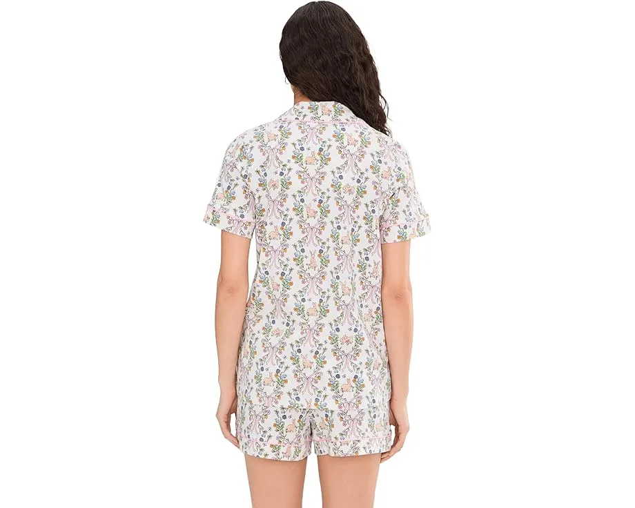 Bedhead PJs пижамный комплект с короткими рукавами и шортами из хлопка