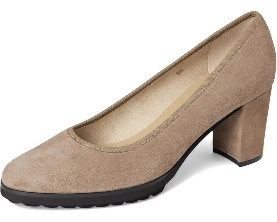 Туфли-лодочки Vaneli Dazzle на устойчивом каблуке из замши