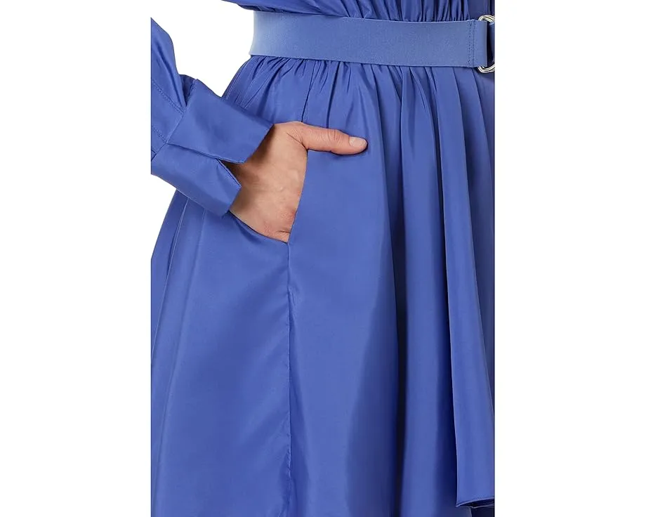 Платье-мини Norma Kamali Super Oversized Boyfriend с расклешенным подолом