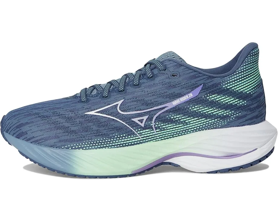 Женские кроссовки Mizuno Wave Rider 28 с технологией ENERZY NXT