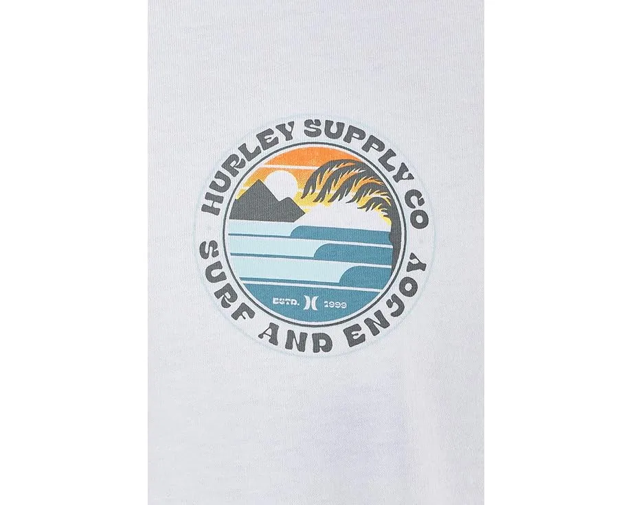 Футболка Hurley Lefts с коротким рукавом и принтом на груди