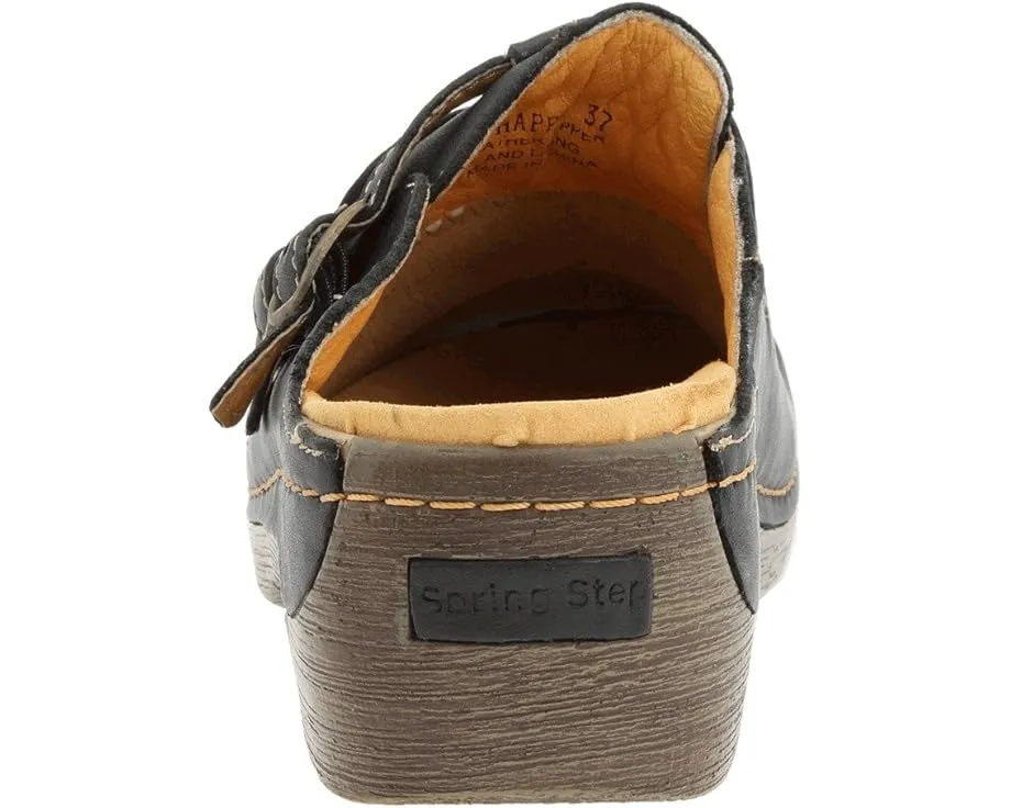 Клоги Spring Step Happy из премиальной кожи с регулируемыми пряжками