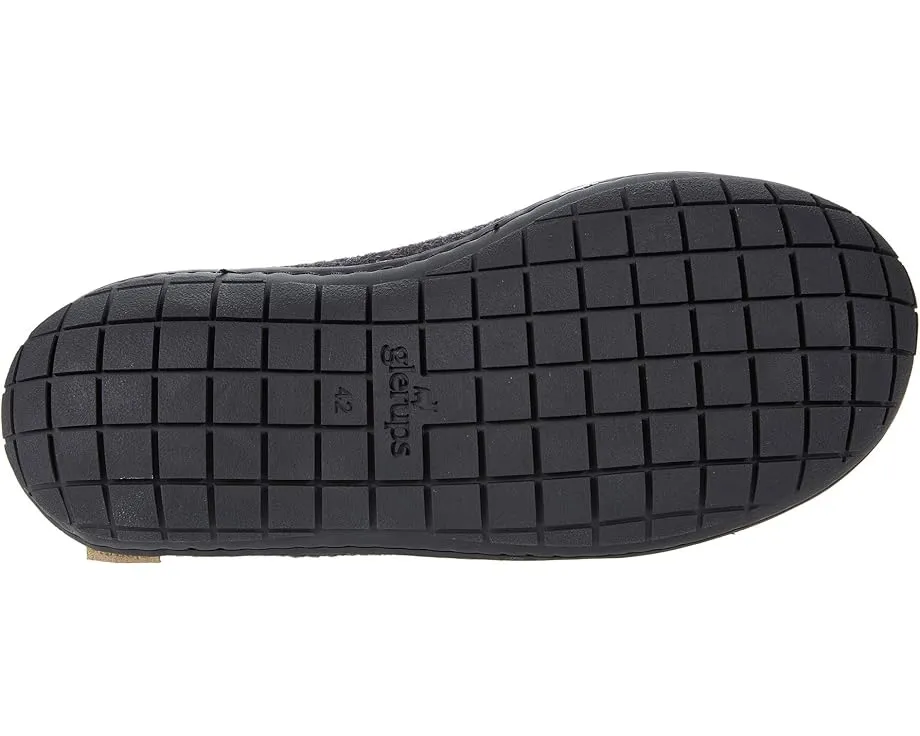 Войлочные тапочки Glerups Wool Slip-On с резиновой подошвой и влагоотводящим эффектом