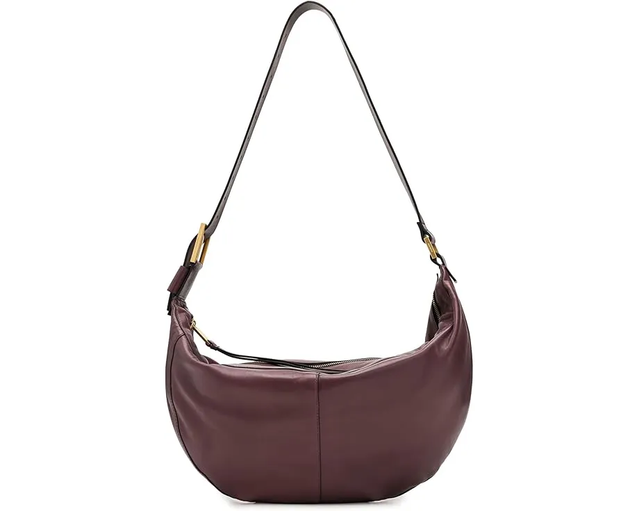 Сумка через плечо AllSaints Luna из мягкой кожи с молнией сверху