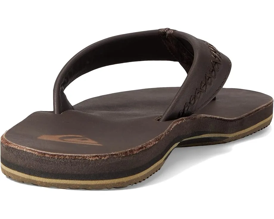 Сандалии Quiksilver Carver Natural II из натуральной кожи с ремешком
