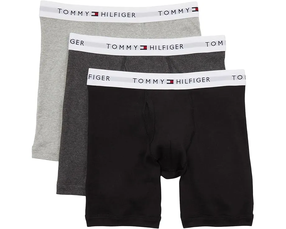Боксеры Tommy Hilfiger из хлопка 3 шт с классическим поясом