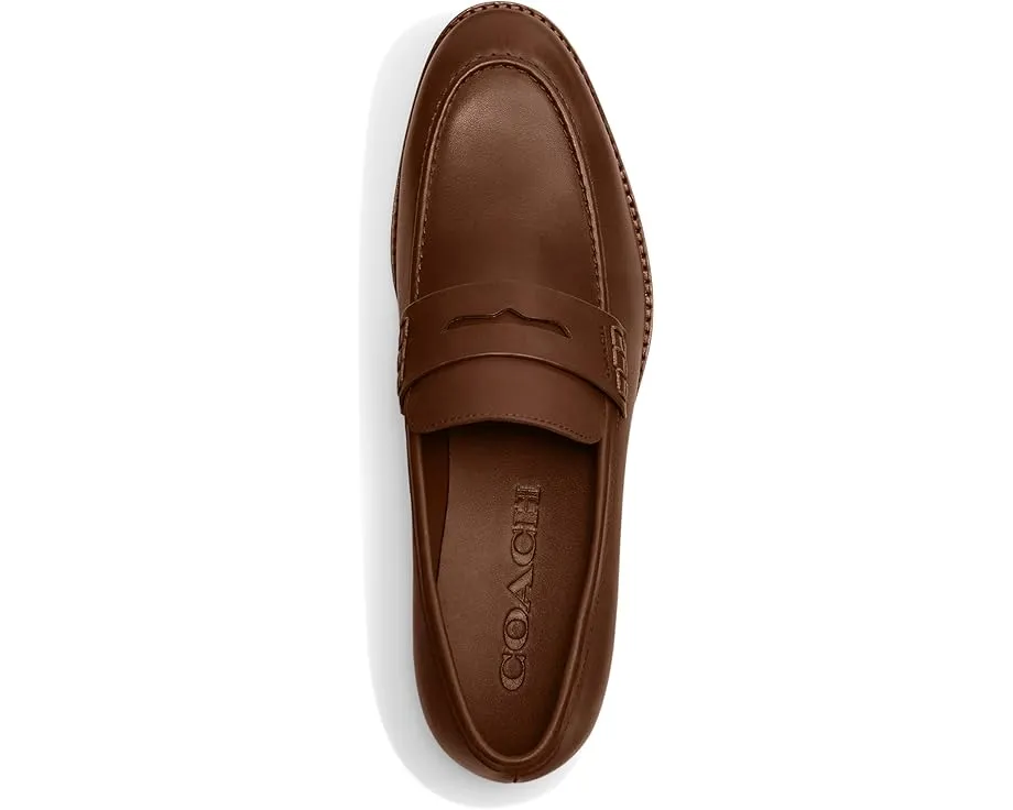 Кожаные лоферы Declan с деталью penny-keeper от COACH