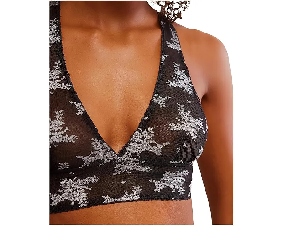 Бралетте Free People Talk About It с V-образным вырезом и хомутиком