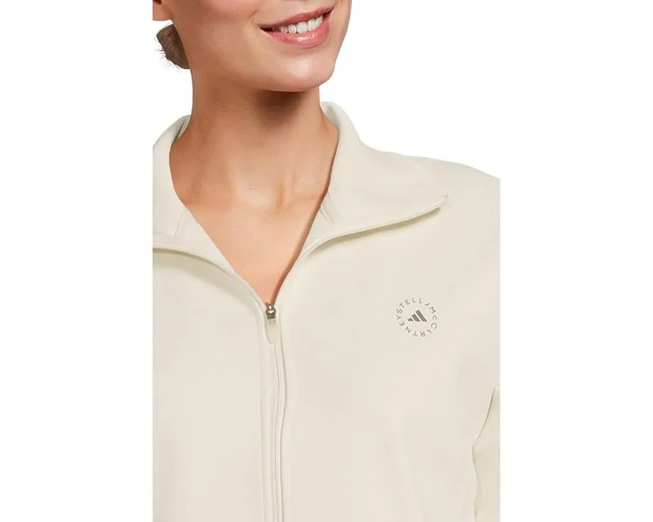 Вязанный костюмный пиджак adidas by Stella McCartney с высоким воротом и резинками