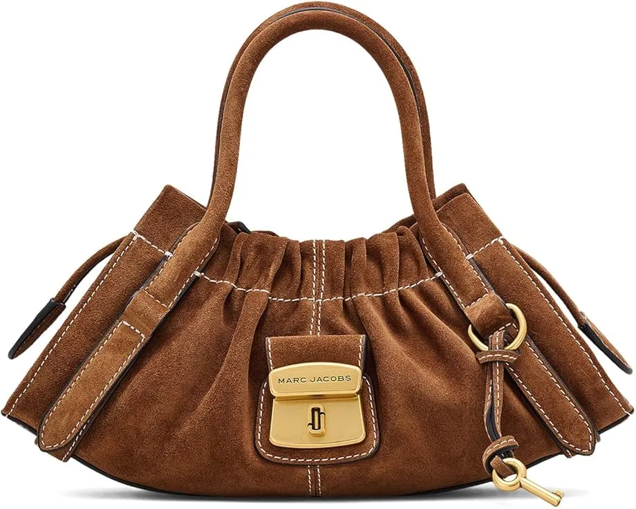 Маленький саквояж Marc Jacobs The Cristina из хлопка с деним-эффектом