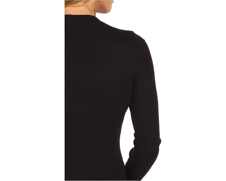 Splendid Классическая водолазка с длинным рукавом из хлопка Supima и модала