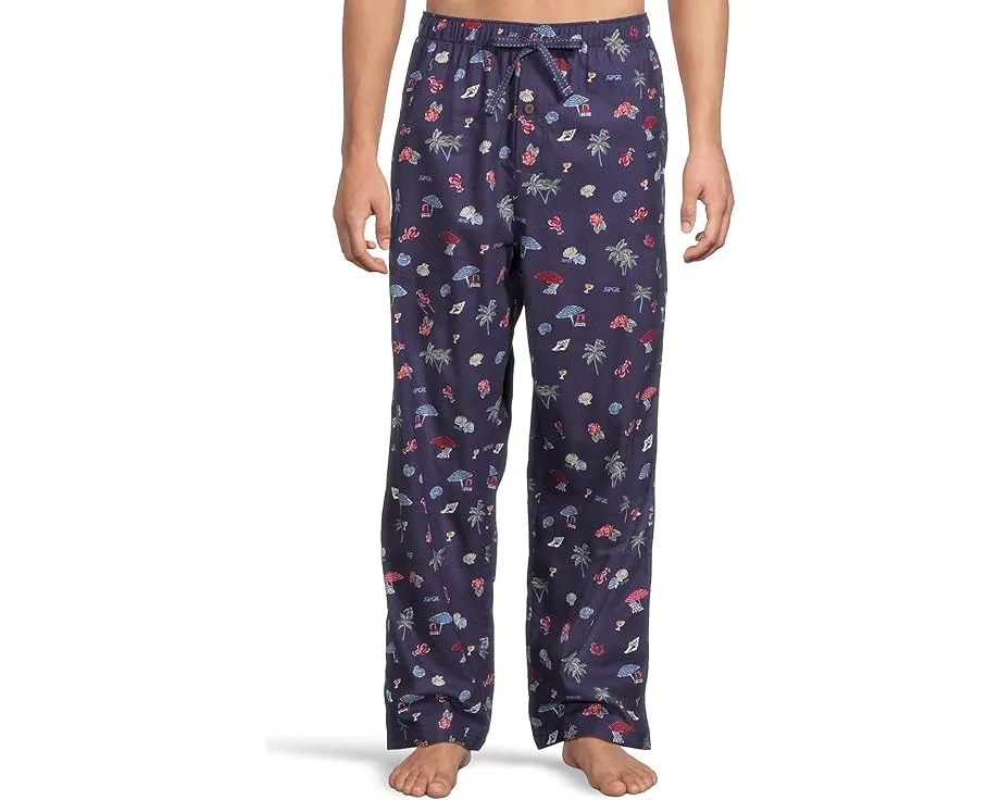 Пижамные брюки Tommy Bahama из фланели на резинке