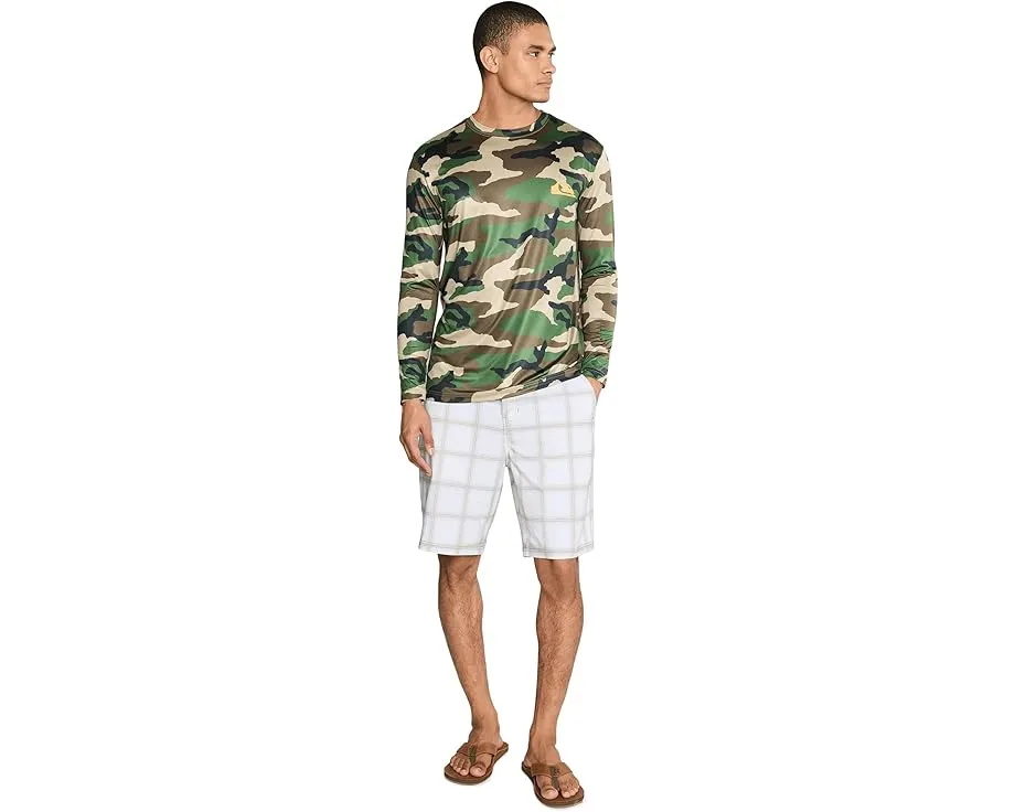 Quiksilver Everyday футболка с длинным рукавом для серфинга Камуфляж